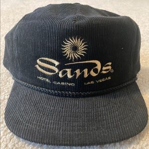 80’s Vintage New Sands Hotel & Casino Corduroy Hat